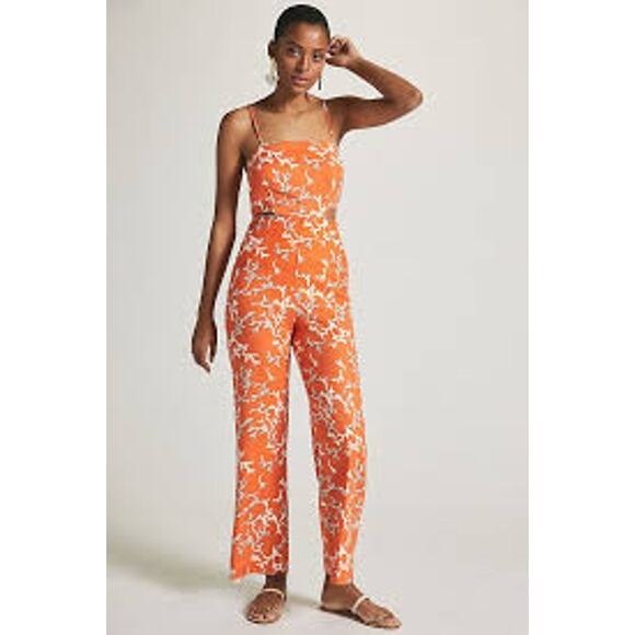 Maeve Anthropologie Tie-Back Jumpsuit